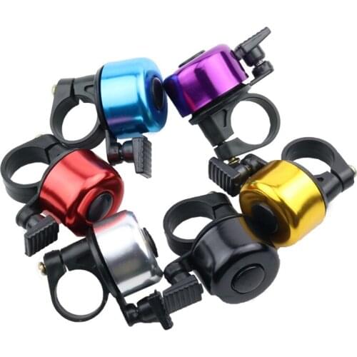 Aluminum Alloy MTB Mountain Bike Bell Mini Loud Bicycle Ring Horn Colorful Cycling Alrm Outdoor Safety Equipment Accessories