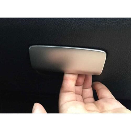 For Mercedes Benz GLA A Class CLA180 200 220 260 Steel Car Storage Glove Box Switch Button Cover Trim x1 Styling Sticker