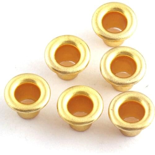 Round Eyelets and Grommets Washer Metal Rivets Leather Repair for DIY Clothing Scrap Booking Craft Projects 50 Sets