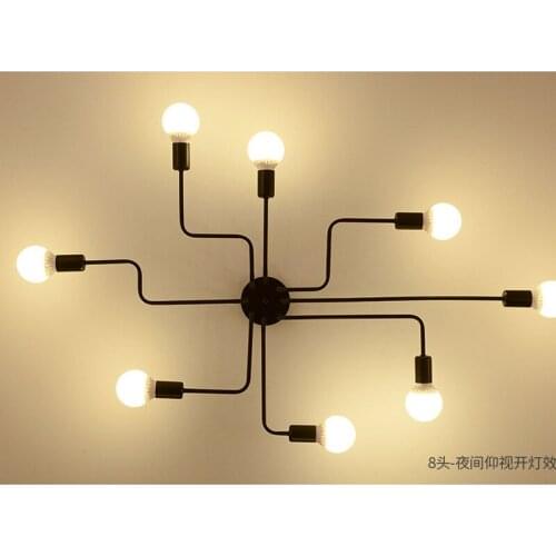 Modern LED Ceiling Chandelier Lighting Living Room Bedroom Chandeliers Creative Home Lighting Fixtures110V / 220V Free Shipping
