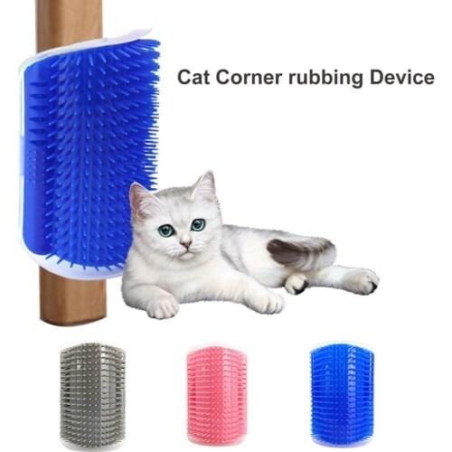 Cat Tickling Massage Brush Comb Scratching Cats Scratch Board Scratchers Face Tickling Massage Grooming Accessary