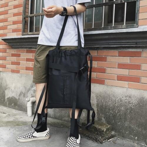 Fashion Trendy Tactical Shoulder Bag Women Functional Design Casual Crossbody Messenger Bag Streetwear Male Travel Handbag New