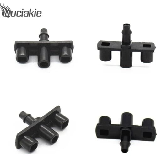MUCIAKIE 100pcs Conversion Support for 6mm Connector Micro Shower Nozzle Sprayer to connect 4/7mm Hose