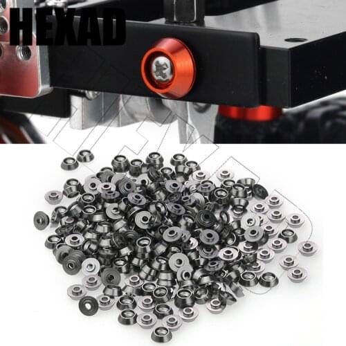 WPL MN JJRC RC 10-Piece Set Of Stainless Dteel Countersunk Head Screw Gasket Joint Ring Spare for Car Decoration Accessor