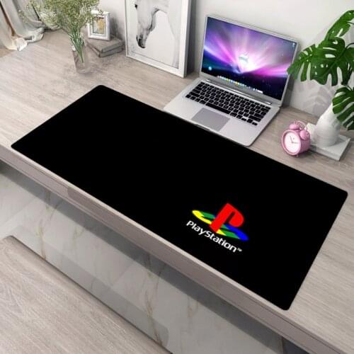 Anime Desk Mats PlayStation PS4 Mouse Pad Computer Mousepad Cute Pc Accessories Gaming Carpet Desk Protector Gamer Cabinet Mat