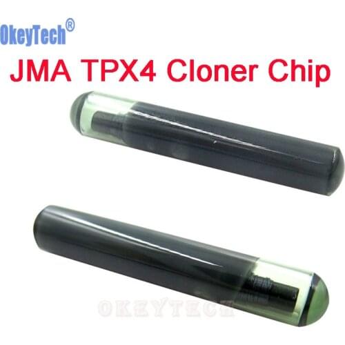 OkeyTech Original Car Key Chip JMA TPX4 Cloner Chip Glass TPX4 Transponder Chip for JMA Replace TPX3 High Quality Copy Chip