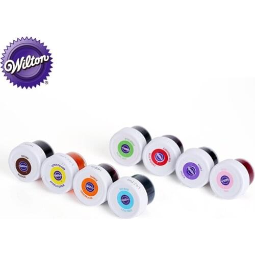 Wilton Food Color 4/8 Color Set Baking Raw Material Cake Cream Food Color Gel Baking Tools for Cakes Kitchen Accessories