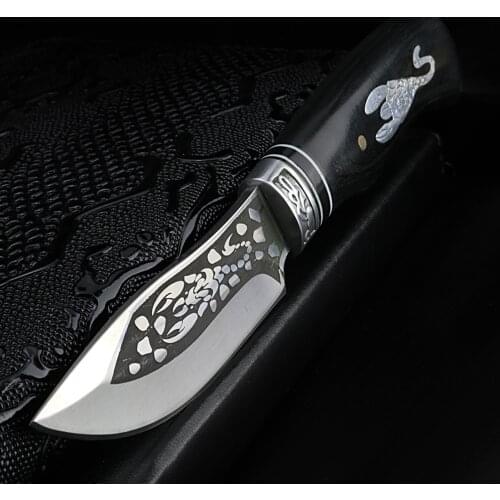 XUAN FENG outdoor camping hunting knife straight knife high hardness short knife survival knife