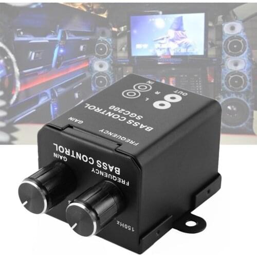 Volume Regulator Bass Controller Auto Universal Remote Easy Operate Amplifier Subwoofer Equalizer Car Audio Practical Knob