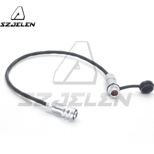 BMPCC 4K Power Cables Extension Power cable Weipu Sf6 2 Pin male to female for Blackmagic Pocket Cinema Camera 4K 6k