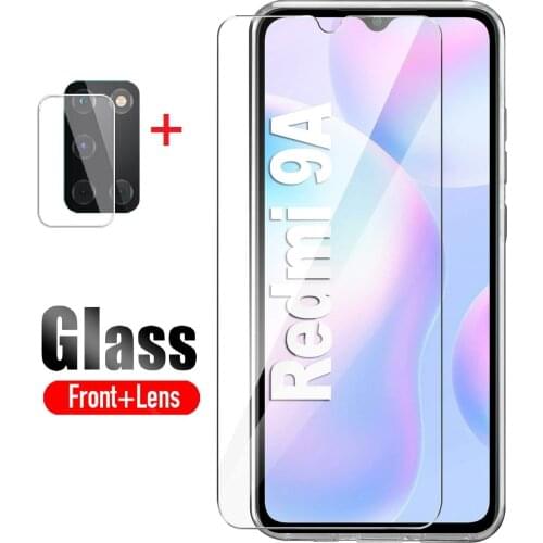 Glass Camera Lens glass For Xiaomi Redmi 9A Tempered Glass Protective ON 9AT 9C NFC 9i Screen Protector Phone Cover Film