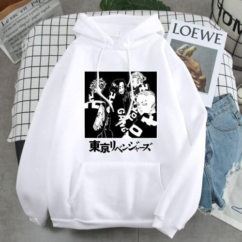 Japan Anime Tokyo Revengers Letters Print Man Raglan Hoody Punk Street Fashion Men Hoodies Comfortable Harajuku women Pullovers