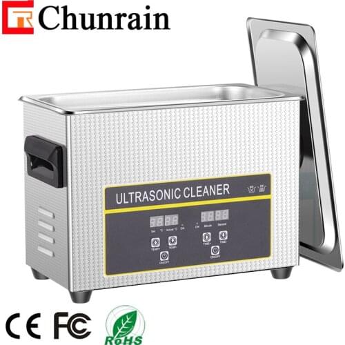 FCC CE ROHS Ultrasonic cleaner for Medical Dental Lab Surgical Instruments Metal Plastic Parts CR-030S 4.5L 40khz