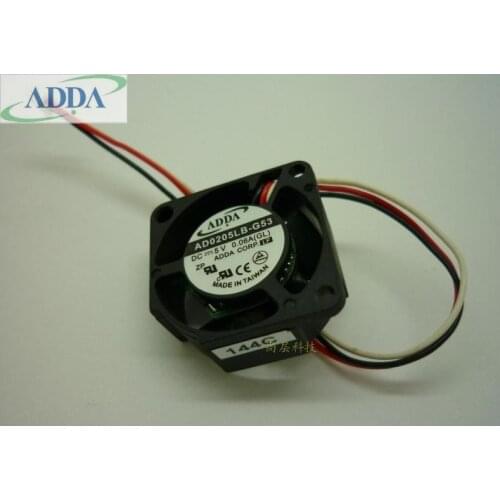 FOR ADDA 2.5CM 25mm 2510 Dual Ball-bearing fan DC5V 0.06A AD0205LB-G53