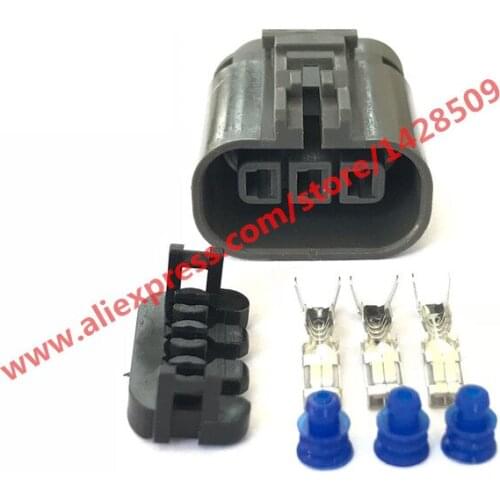 5 Sets 3 Pin O2 Sensor Connector 7223-1834-40 Automotive Ignition Coil Female Plug For Nissan