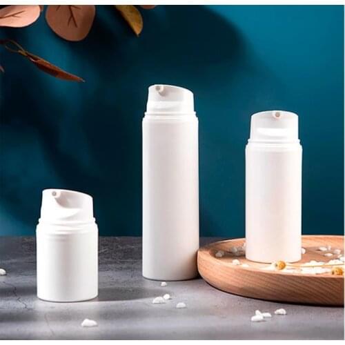 30ml/50ml/80ml/100ml/120ml White Empty Cosmetic Vacuum Bottle Airless Pump Lotion Bottles Container Wholesale SN474
