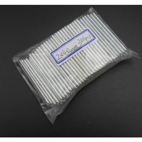 300PCS 2MM X 40MM M2 Iron Shaft Toy Car Gear Wheel Axle for DIY Accessories motor galvanize 2X40MM M2X40 300PCS/LOT *FD602X300