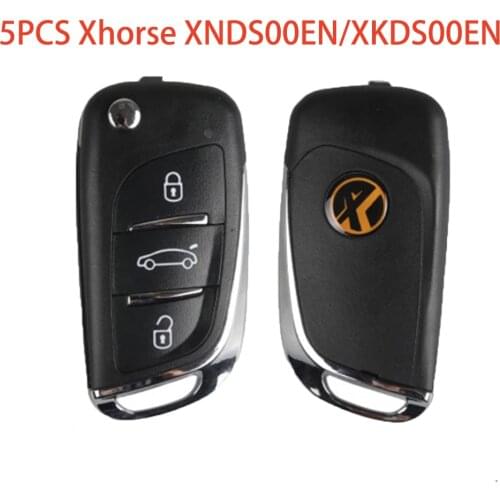 5pcs/lot Xhorse XNDS00EN/XKDS00EN X002 Wire/Wireless Remote Smart Control Car Key R3 Buttons For DS Type Xhorse VVDI2 Key Tool
