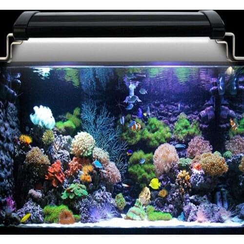 Fish Tank Light With Extendable Brackets Aquarium Light Reef Light Full Spectrum Dimmable LED Light For Freshwater Plants