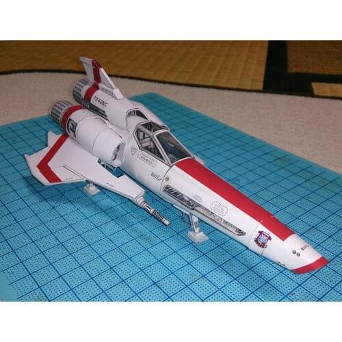 Battlestar Galactica Vipers 2 hao Viper Mk2 Paper Model DIY Handmade Fancy Toy Garage Kit Paper Handicraft Decoration