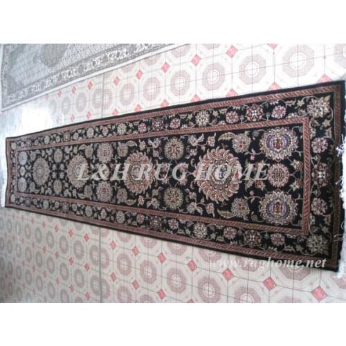 Free shipping 2.5'x12' 160 Line persian woolen carpet , hand knotted woolen persian runner Oriental Persian Rug