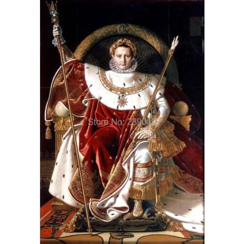 Free shipping His Royal Highness King prints painting classical portail oil painting on canvas home decoration picture
