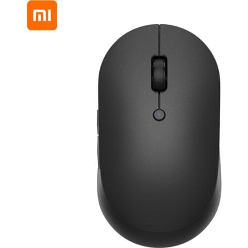 New Xiaomi Mi Wireless Dual-Mode Mouse Silent Ergonomic Bluetooth USB Side buttons Protable Mini Wireless Mice for Laptop
