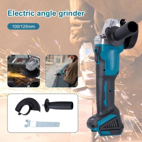 Brushless Cordless Angle Grinder Lithium-Ion Battery Brushless Cut off Tool Include Handle Dust Shield Wrench