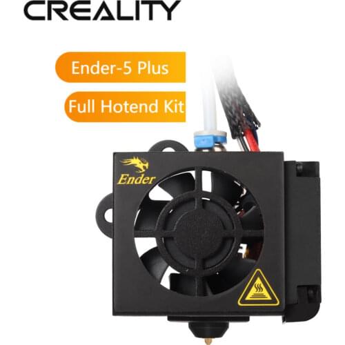 CREALITY 3D Assembled Full Hotend Kit 1.75mm Extruder 0.4mm Nozzle Diameter Aluminum Heat Block for 3D Printer Ender-5 Plus