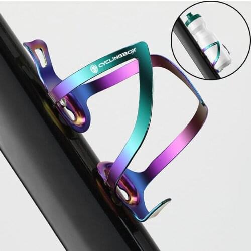 Alloy Bicycle Bottle Cages Cycling Bike Aluminum Lightweight Drink Water Bottle Rack Riding Colorful Kettle Holder Bracket