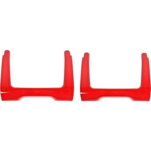 Rear Seat Back Net Pocket Decoration Cover Frame Trim ABS for Dodge Durango 2011-2021 Car Accessories Red