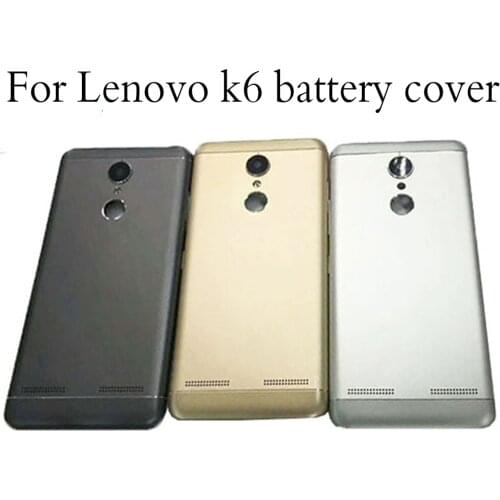 Housing for Lenovo K6 K33a42 Battery Back Cover Mobile Phone Replacement Parts Case Without Power Volume Buttons