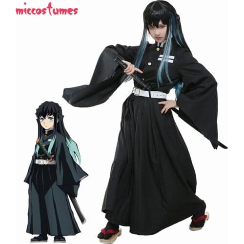 Kimetsu no Yaiba Cosplay Tokito Muichirou Cosplay Demon Slayer Team Mist Pillar Costume