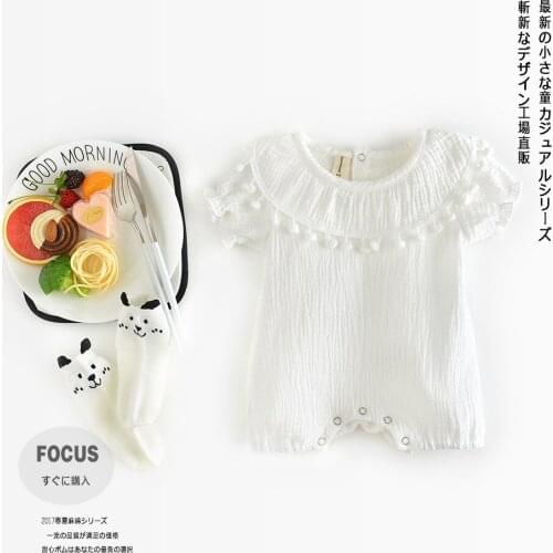 Summer Baby Girl Clothes One-piece Jumpsuits Baby Clothing Cotton Short Romper Infant Girl Clothes Toddler Newborn Outfits