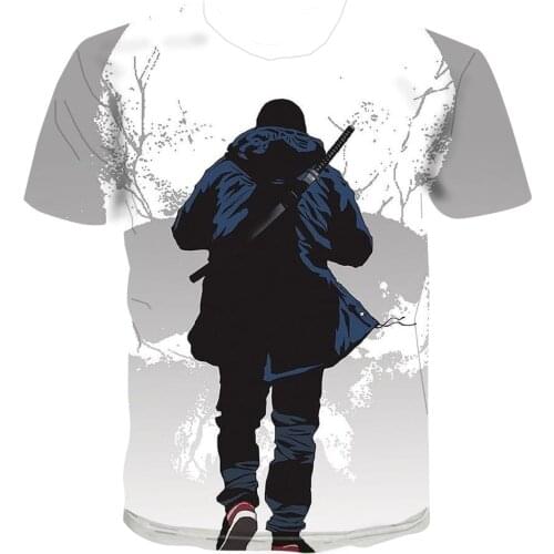 2020 top selling new animation 3D printing trend T-shirt comic character Street Style Mens fashion T-shirt s-6xl