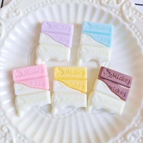 Miniature Simulation cream chocolate sweet candy 20PCS Resin Fake food Flatback Cabochon Art Supply Decoration Charm Craft