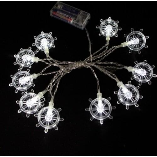 Trendy LED String Lights Rudder Leds Light for Kid Bedroom Cute Transparent Pendant Decoration Indoor Home Party Guirlande Luces