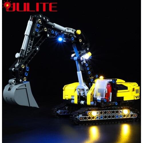 LED Light Kit For 42121 Hydraulic Excavator DIY Toys Set Not Included Building Blocks Only Lighting Kit