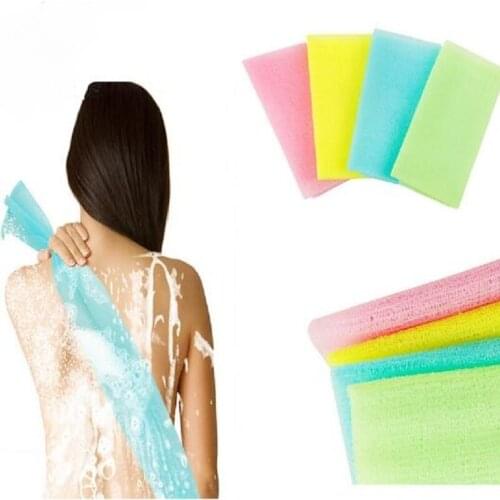 Nylon Mesh Bath Shower Body Washing Clean Exfoliate Puff Scrubbing Towel Cloth Scrubber Soap Bubble YS-27