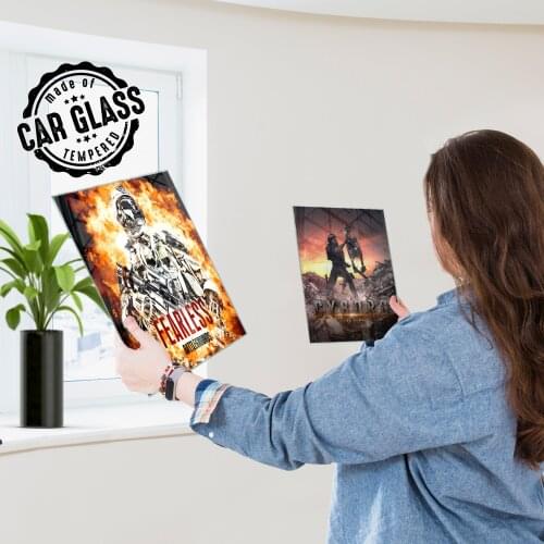 Customize Your Favorite Game Cover Glass Poster - Car Glass Wall Frame - Home Decor Game Poster - Art Deco Game Cover For Child