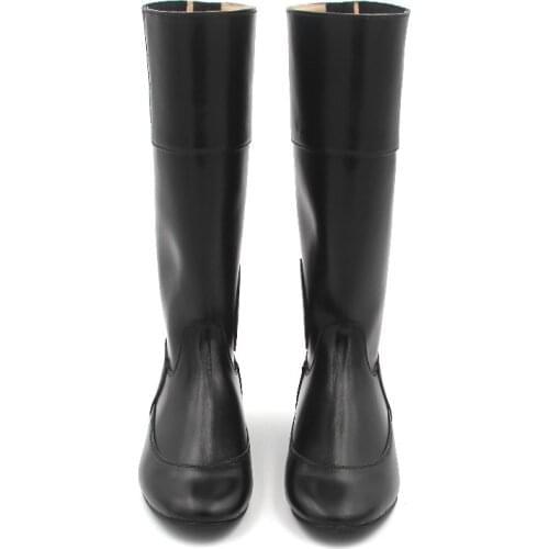 Aoud Saddley Horse Riding Boots Patent Leather Dressage boots Equestrian Boots High Quality Back Zipper Shoes Unisex Saddles