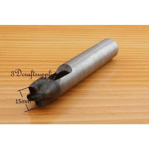 Cutting die leather puncher Hole Gasket Cutter Punch Set tool clover 15 mm S234