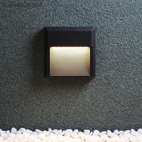 IP65 Waterproof Outdoor LED Wall Light Step Stepping Lamp Modern Wall Sconce Lights Garden Porch Home Decor Aluminium Lighting