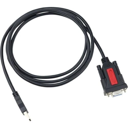 Usb To Rs232 Adapter With Pl2303 Chipset Usb 2.0 Male To Rs232 Female Db9 Serial Converter Cable 1.5M For Windows 10 Mac O