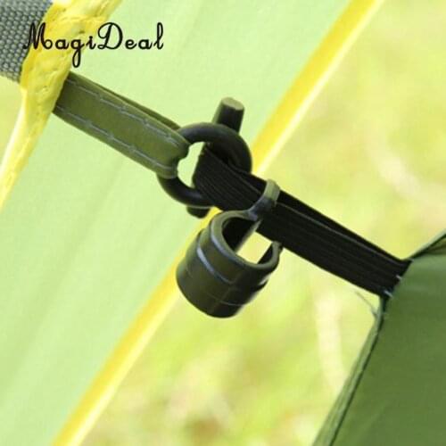 MagiDeal 30pcs Camping Tent Clips Accessories Outdoor Tent Hook Clamp Black 2.5cm