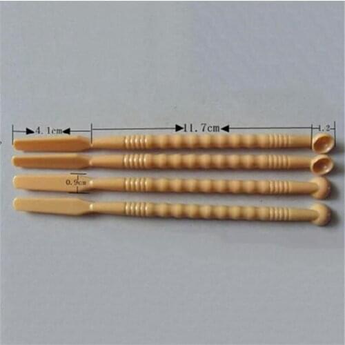 10pcs/Lot Dental Material Porcelain Power Mixing Spatula Mixing Spoon Blender Dentist Tool Dental Laboratory Plaster Spatula