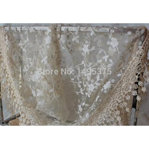 240pcs/lot Women female fashion lace scarf,ladies' flower scarfs cotton cash lace scarves, all-match shawls