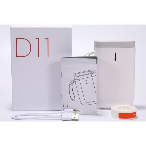 Niimbot D11 Portable Label Printer Wireless Thermal Printer Machine BT Inkless Waterproof Tag Home Office Business Storage