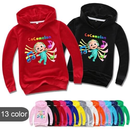 Cocomelons Kids Clothes Boys Cotton Spring Boutique Outfits Baby Girls Hoodies Sweatshirt Tshirt Childr Tops Pullover Clothing