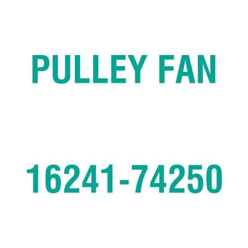 For Kubota 16241-74250 PULLEY FAN